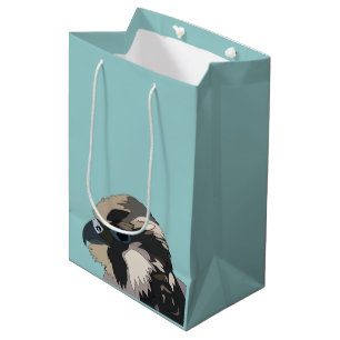 Peregrine Falcon Bird Art Medium Gift Bag