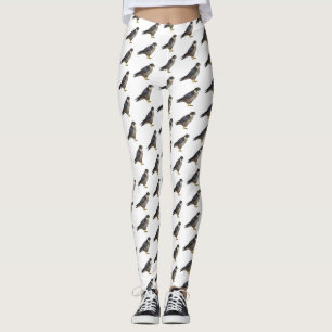Peregrine falcon bird cartoon illustration  leggings