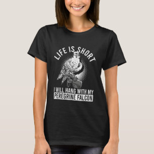Peregrine Falcon Bird of Prey Wildlife Art Natur T-Shirt