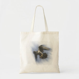 Peregrine Falcon in Flight Tote Bag