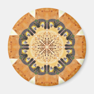 Peregrine Falcon Kaleidoscope Magnet
