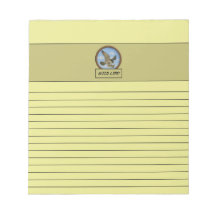 Peregrine Falcon Light Yellow Notepad