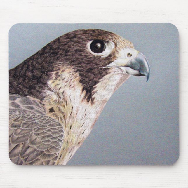 Peregrine Falcon Mouse Mat (Front)