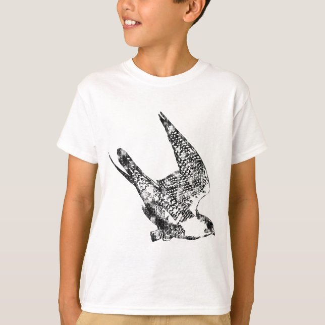 Peregrine Falcon Sketch T-Shirt (Front)