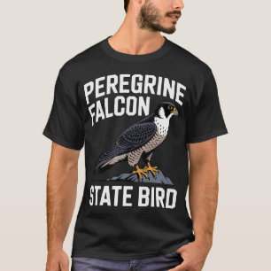 Peregrine Falcon State Bird Flying T-Shirt