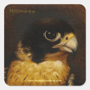 "Peregrine Falcon" Thank You stickers