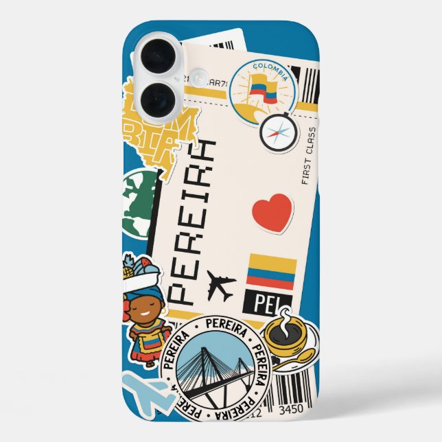 Pereira Boarding Pass Travel Case (Back)