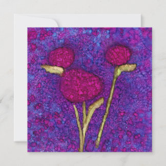 Perennials Square Note Card