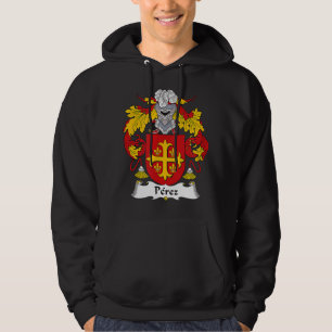 Perez Coat of Arms Family Crest Hoodie