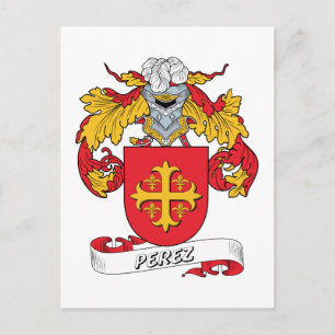 Perez Family Crest Postcard