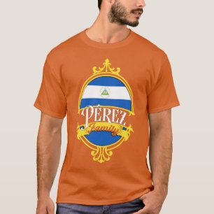 Perez Family Nicaragua Flag T-Shirt