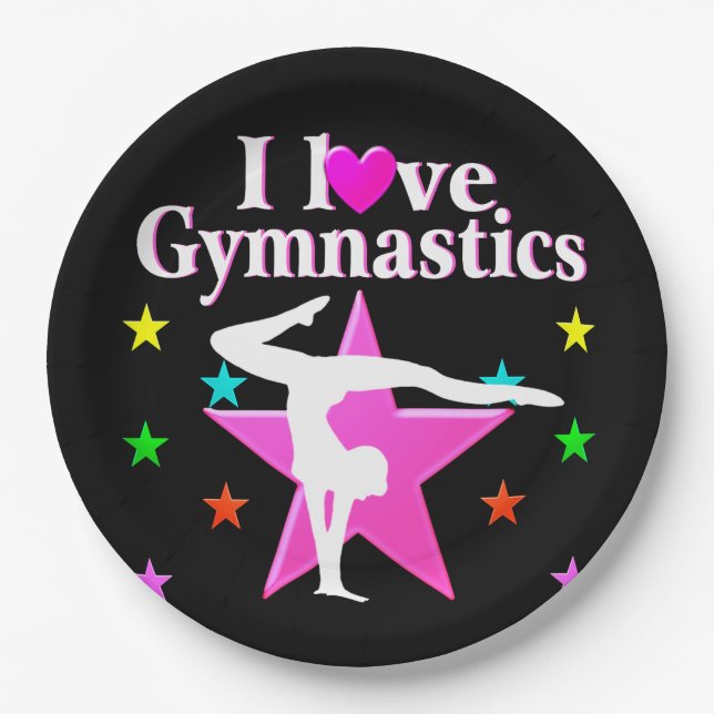 PERFECT 10 GYMNAST PAPER PLATE (Front)