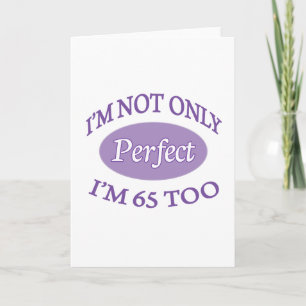 Perfect 65 Year Old Card