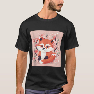 Perfect Addition To Your Red Panda And Cherry Blos T-Shirt