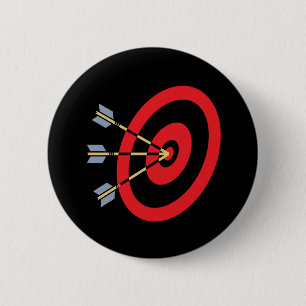 Perfect Aim 6 Cm Round Badge