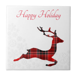 Perfect, Amazing Christmas Reindeer Tile