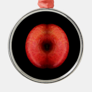 Perfect Apple - Fine Art - Classic - Elegant - Fun Metal Tree Decoration
