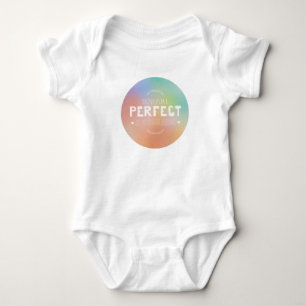 Perfect as You Are Motivational Art Self Pride Baby Bodysuit