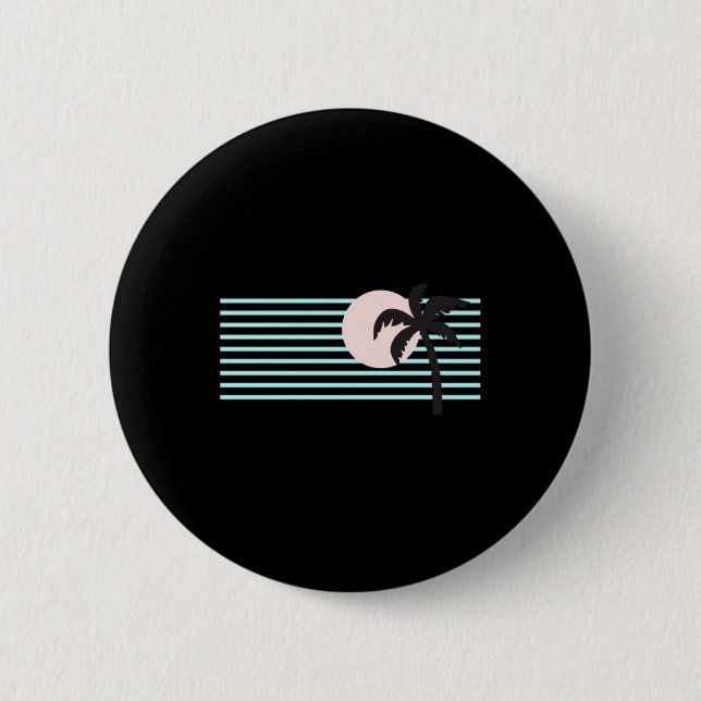 Perfect Beach 6 Cm Round Badge (Front)