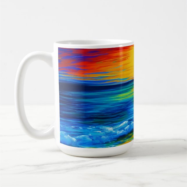 Perfect Beach Sunset Mug (Left)