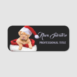 Perfect Beautiful Christmas Cute Dog Name Tag