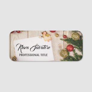 Perfect Beautiful Christmas Ornaments  Name Tag