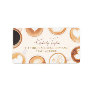 Perfect Blend Love is Brewing Coffee Cups Label