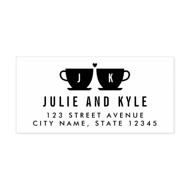 Perfect Blend Personalised Rubber Stamp (Design)