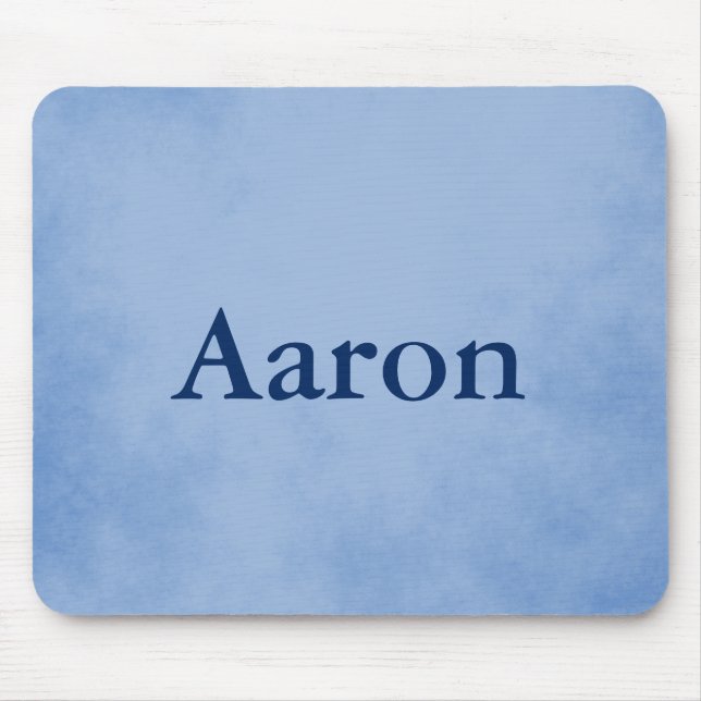 Perfect Blue Parchment Mouse Mat (Front)