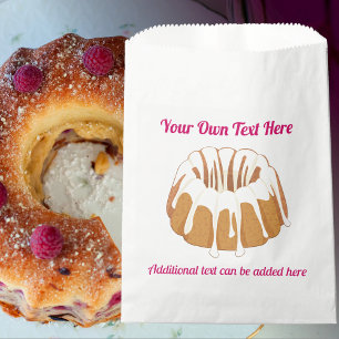 Perfect Bundt with Drizzled Glaze - Guglhupf Cake Favour Bags