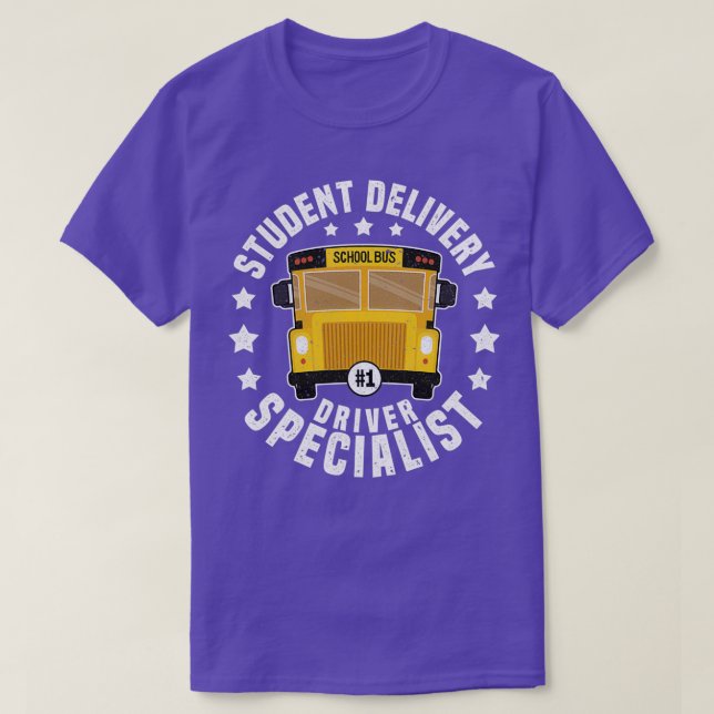 Perfect Bus Driver Driving Design Quote Student De T-Shirt (Design Front)