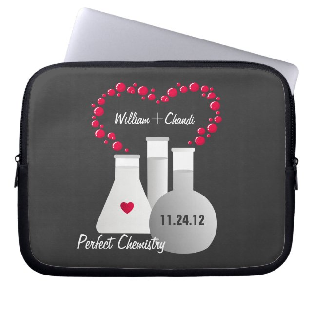 Perfect Chemistry Laptop Sleeve (Front)