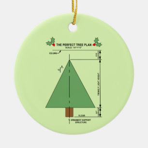 Perfect Christmas Tree Ceramic Tree Decoration