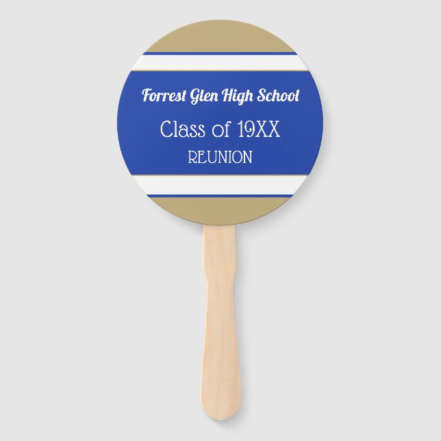 Perfect! Class reunion hand fans (Front)