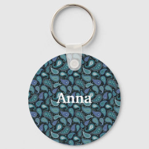 Perfect, Cool Blue  Key Ring