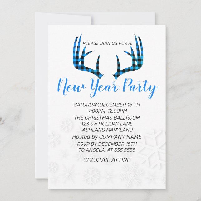 Perfect, Cool, Christmas  Invitation (Front)
