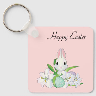Perfect, Cool Happy Easter, Bunny Key Ring