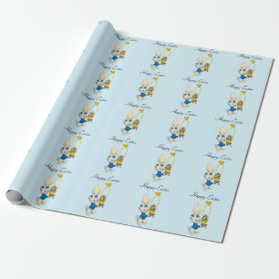 Perfect, Cool Happy Easter, Bunny Wrapping Paper