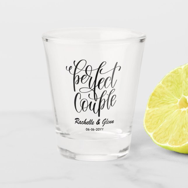 Perfect Couple Shot Glass (Front)
