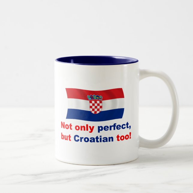 Perfect Croatian Two-Tone Coffee Mug (Right)