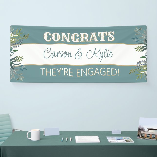 Perfect!  Custom engagement Banner (Tradeshow)