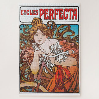 Perfect Cycles Alphonse Mucha Art Nouveau Jigsaw Puzzle