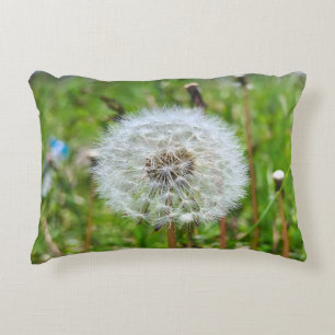 Perfect Dandelion – Botanical Macro Photography Decorative Cushion