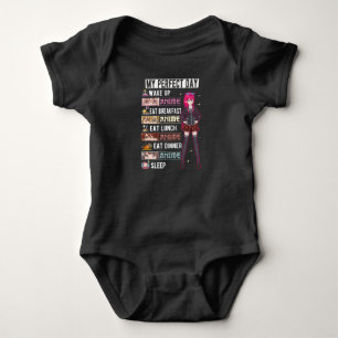 Perfect Day Anime Otaku Girl Japanese Manga Baby Bodysuit