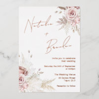 Perfect Day: Beautiful Blush Rose Gold Wedding