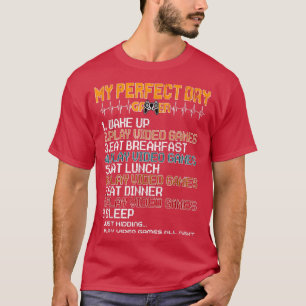Perfect Day Gamer shirt for Teen Boys - Video Game