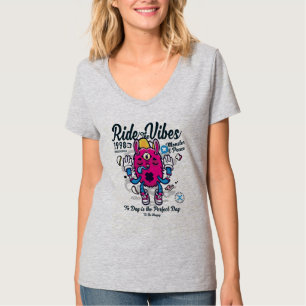 Perfect day to be happy Funny Monster at peace T-Shirt