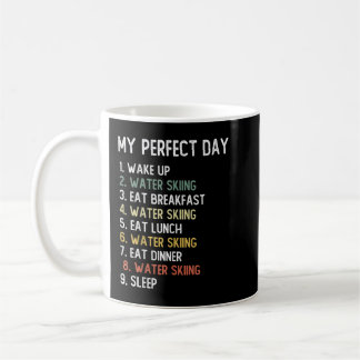 Perfect Day Water Skiing Shirts Men Boys Teen Wate Coffee Mug
