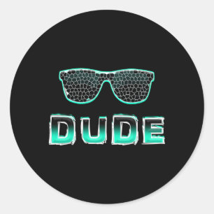 Perfect Dude Perfect Dude Merchandise Dude Classic Round Sticker
