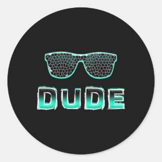 Perfect Dude Perfect Dude Merchandise Dude Classic Round Sticker